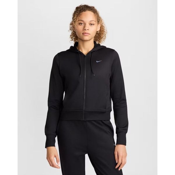 Nike FB5216-010 Siyah Therma Fit One Full-Zip Kadın Antrenman Sweatshirt