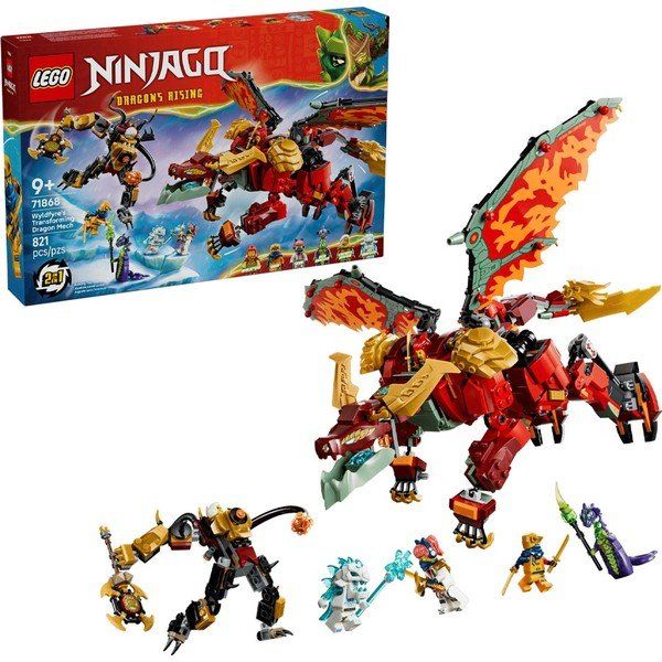 Lego Ninjago 71868 Wyldfyre'ın Dönüşen Ejderha Robotu