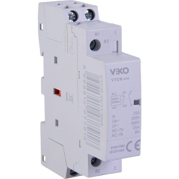 Viko VTCR-25/11 25A 1 No 1 Nc Sessiz Kontaktör