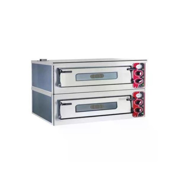 CSA Karacasan Elektrikli Çift Katlı 8 Pizzalık Pizza Fırını