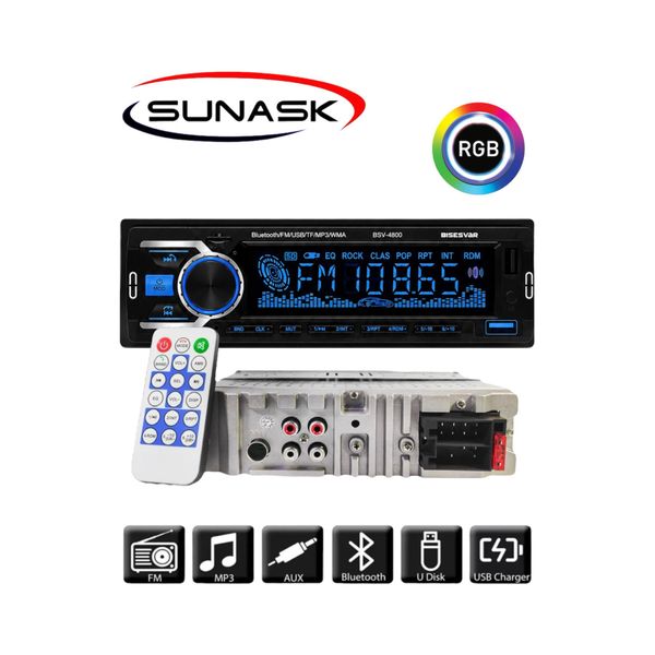 SUNASK P.125 4x55 W Oto Teyp