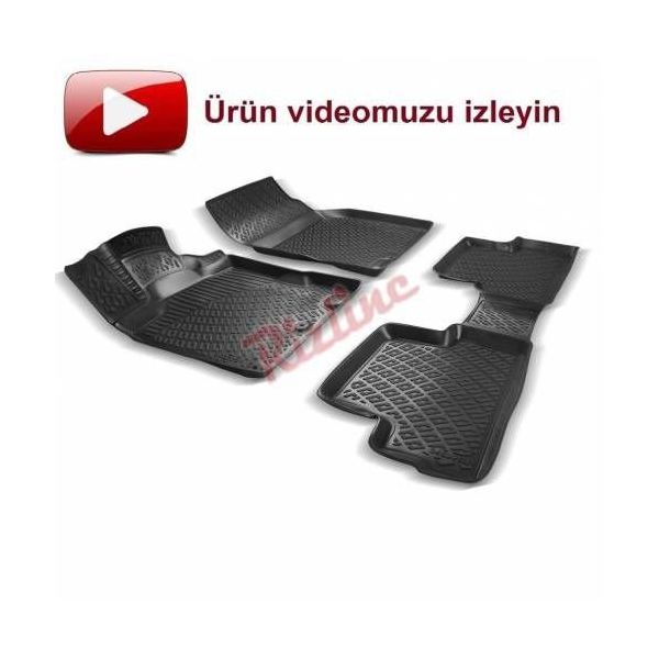 Rizline Nissan Qashqai Uyumlu 3D Havuzlu Paspas