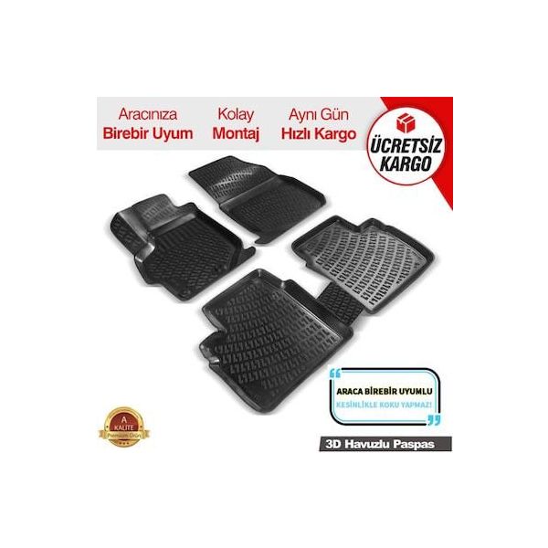 Rizline Audi A6 C6 2004-2011 3D Havuzlu Paspas