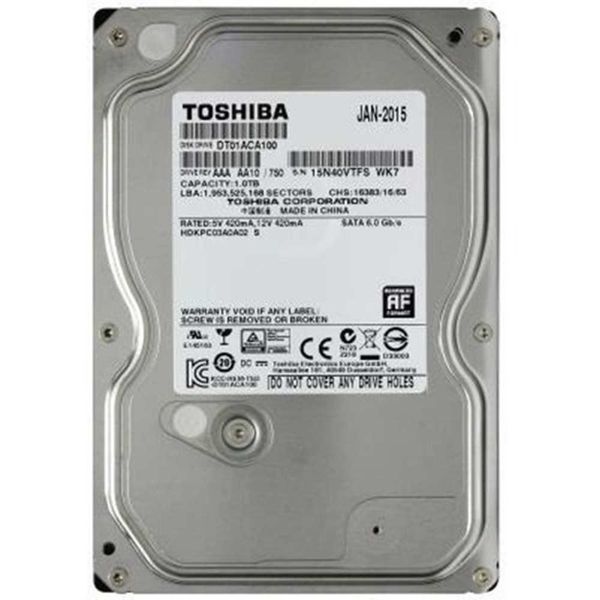 Toshiba DT01ACA100 1 TB 32 MB Sabit Disk