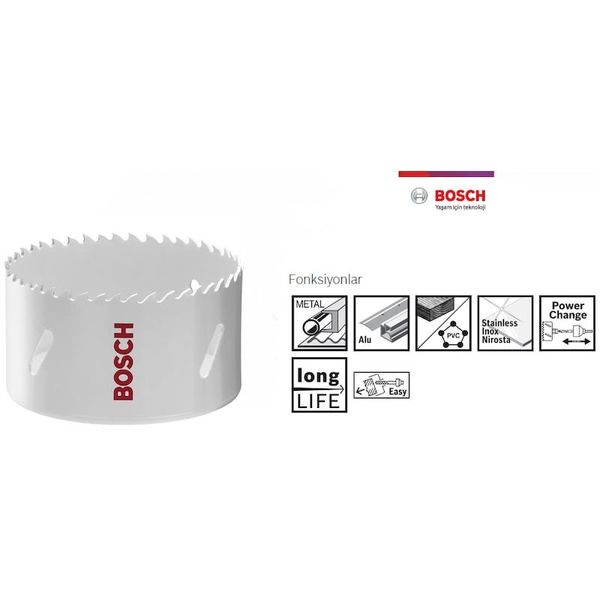 Bosch Bi-Metal 102 mm Panç