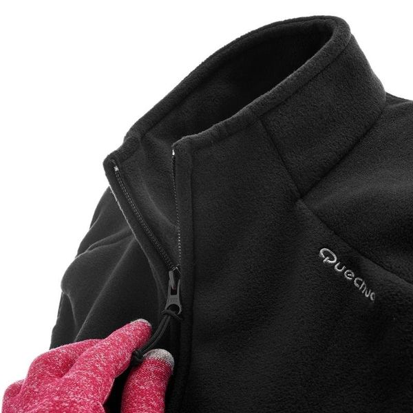 Quechua Decathlon Quechua MH120 Siyah Kadın Outdoor Polar Yelek