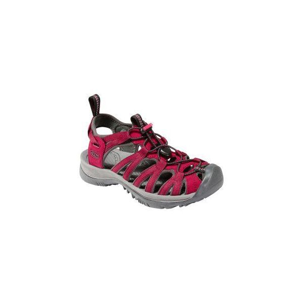 Keen Whisper 5124-BRGY Bordo Gri Kadın Sandalet