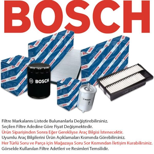 Bosch Hyundai İ20 1.4 G4FA Filtre Seti