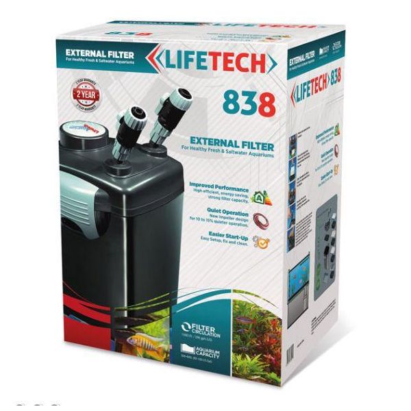 Lifetech Life Tech 1200 L-H Siyah Kova İçi Dolu Filtre