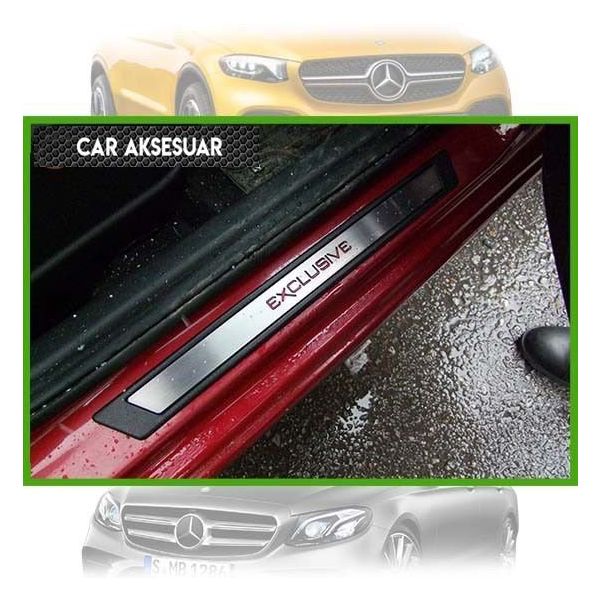 Volkswagen Golf 6 Sport Line 2008-2012 4 Parça Krom Kapı Eşik Koruması