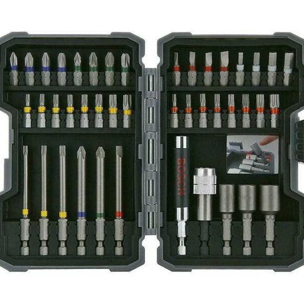 Bosch 43 Parça Vidalama Ucu ve Lokma Anahtar Seti