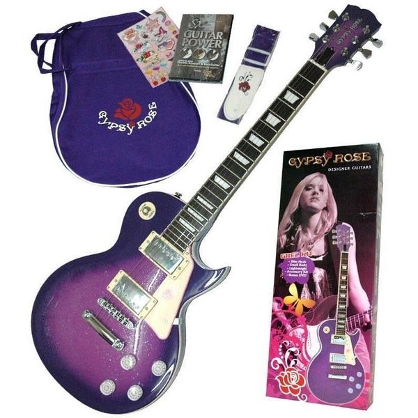 Valencia GRE2KCPP Mor Elektro Gitar