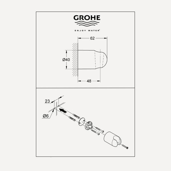 Grohe Vitalio Start 100 2 Akışlı El Duşu