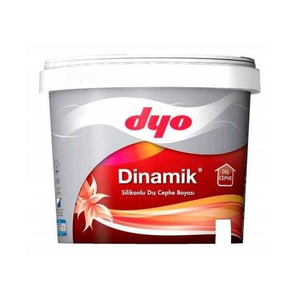 Dyo Dinamik 15 lt Beyaz Silikonlu Dış Cephe Boyası