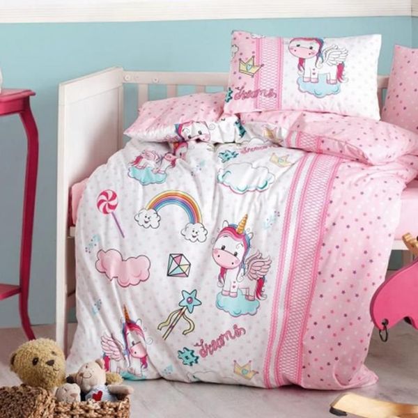 Cotton Box Unicorn Pembe Bebek Nevresim Takımı