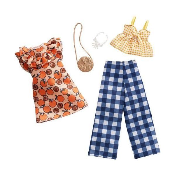 Barbie FYW82-FXJ61 Barbie'nin Kıyafetleri İkili Paket