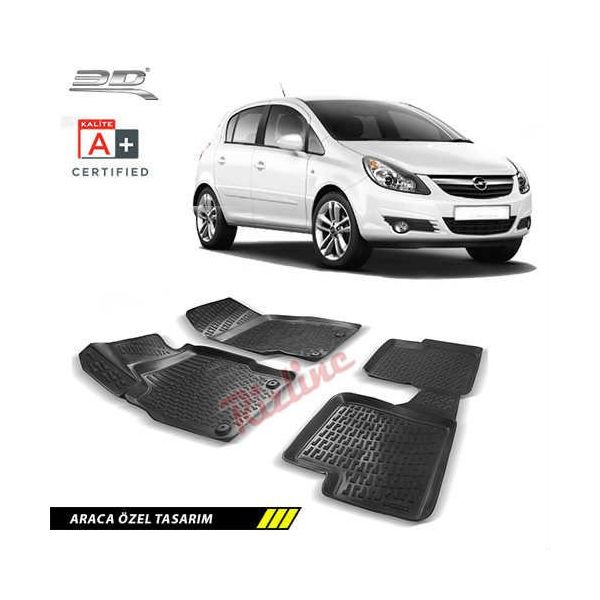 Rizline Opel Corsa D 2006-2014 3d Havuzlu Paspas