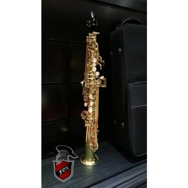 Fox YSA-7318L Gold Lacquer Soprano Saksafon