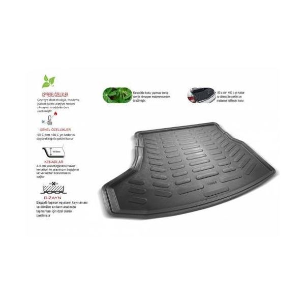 Rizline Renault Clio 3 2006-2012 Kancasız Model Bagaj Havuzu