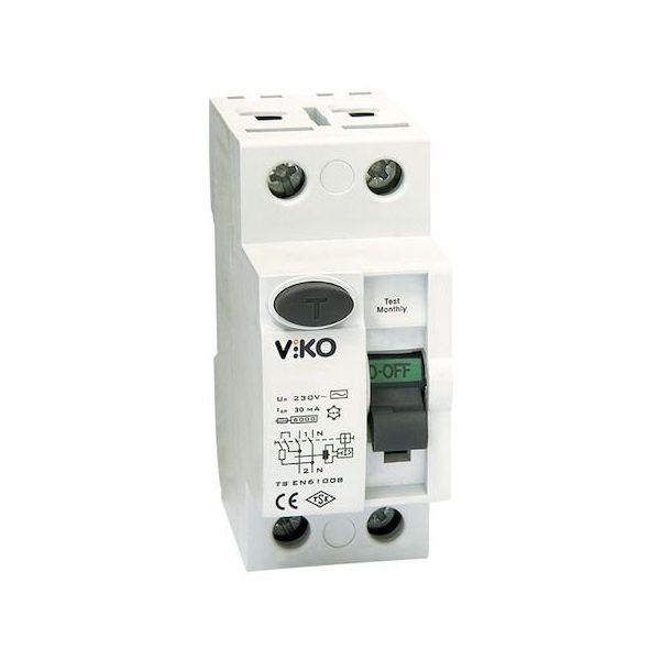 Viko VTR2-40300 2Kut 300Ma 40A Kaçak Akım Koruma Rölesi