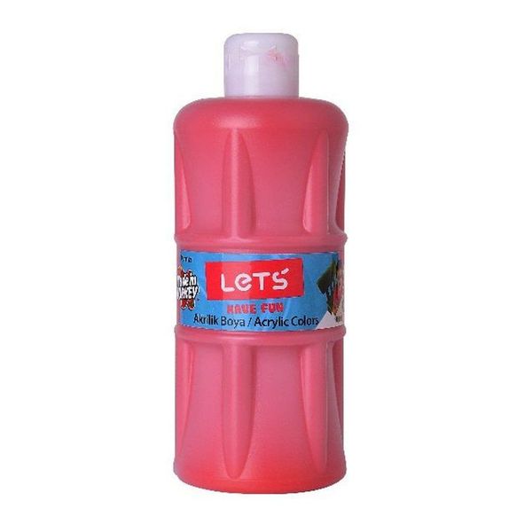 Let's Lets L-5303 Kırmızı 500 ml Akrilik Boya