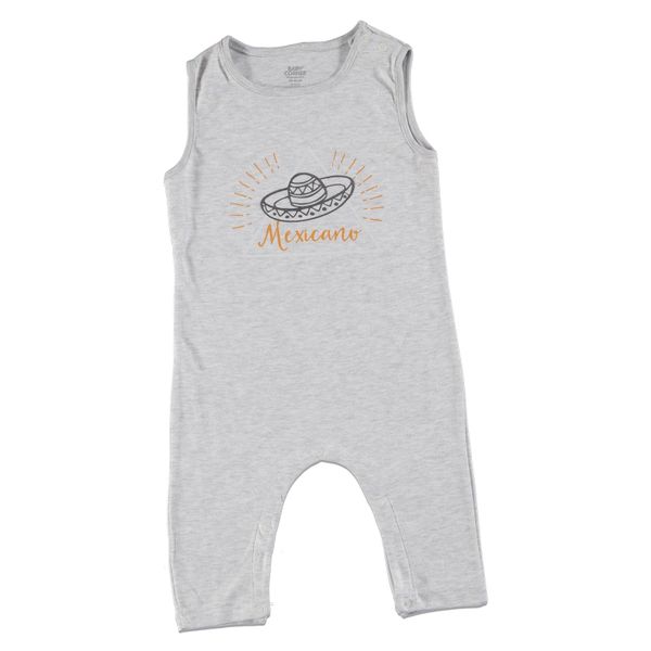 Baby Corner Gri Melanj Arizona Kolsuz Erkek Bebek Tulum