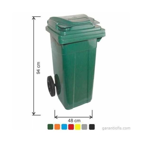Garanti Metal 7087 Plastik Çöp Konteyneri