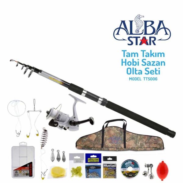 Albastar TTS006 300 cm Tam Takım Hobi Sazan Olta Seti