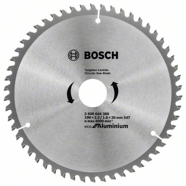 Bosch 2608640509 190x30 mm 54 Diş Daire Testere Bıçağı