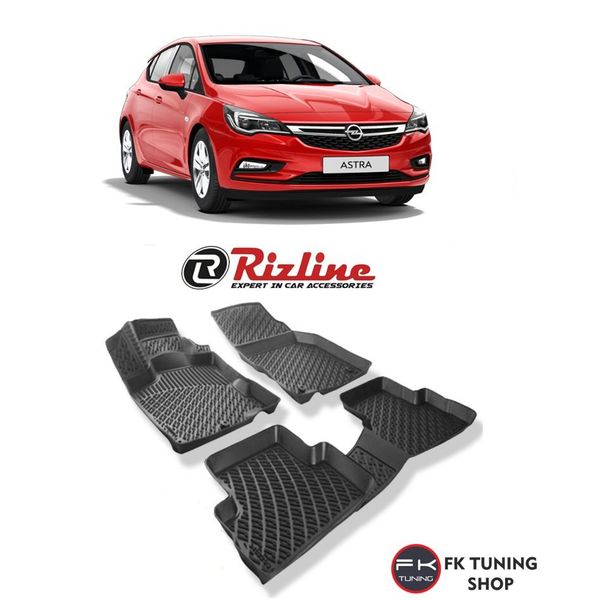 Rizline Opel Astra K 2015 3D Havuzlu Paspas