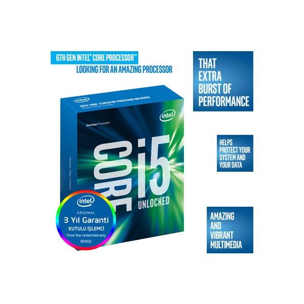 Intel Core i5-6600K 3.50 GHz 4 Çekirdek İşlemci