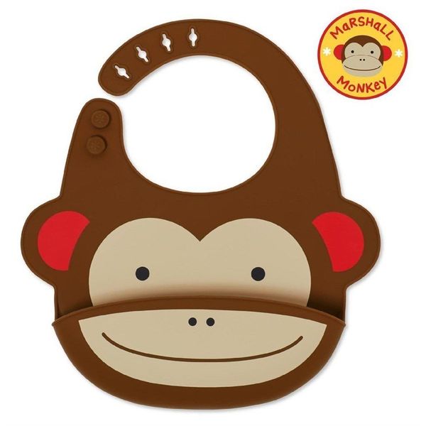 Skip Hop Zoo Maymun Silikon Önlük