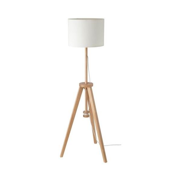 IKEA Lauters Dişbudak Beyaz Yer Lambası