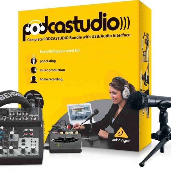 Behringer Podcastudio Ev Stüdyo Ekipmanı