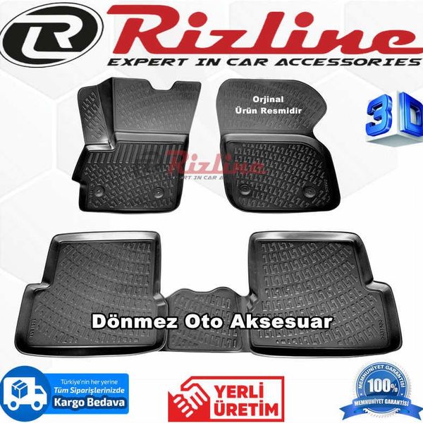 Rizline Mazda 3 3D Havuzlu Paspas