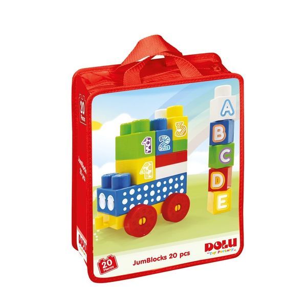 Dolu Çantalı Mega Blok 20’li Bebek Oyuncağı