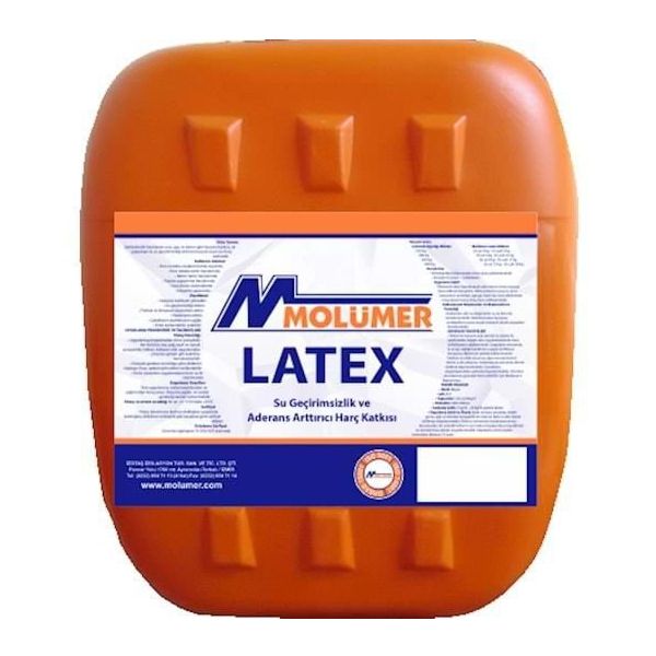 Molümer Latex Su Geçirimsizlik ve Aderans 5 kg Harç Katkısı
