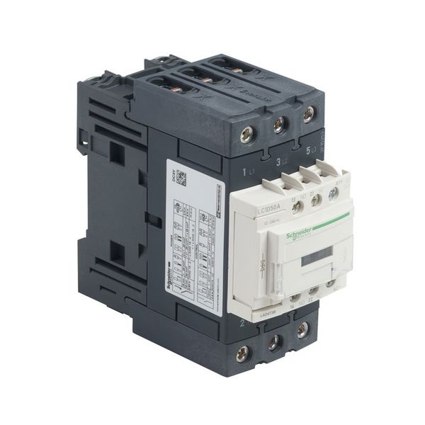 Schneider LC1-D50ABD Tesys 50A 22 kW 24V DC Kontaktör