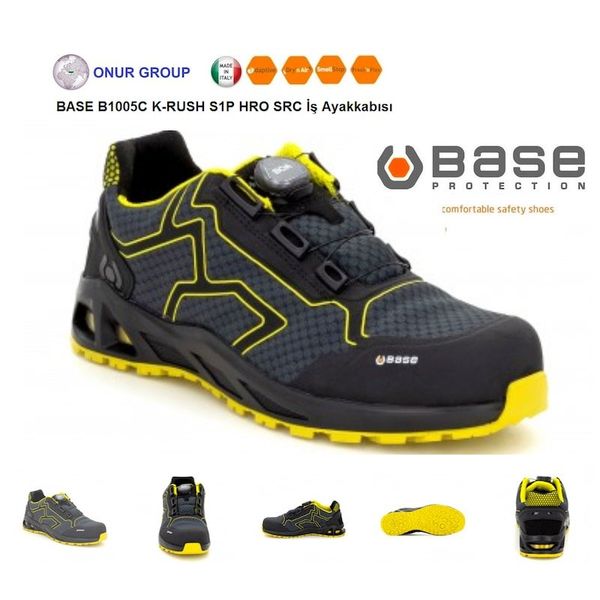 Base B1005 C K-RUSH S1P HRO SRC İş Ayakkabısı