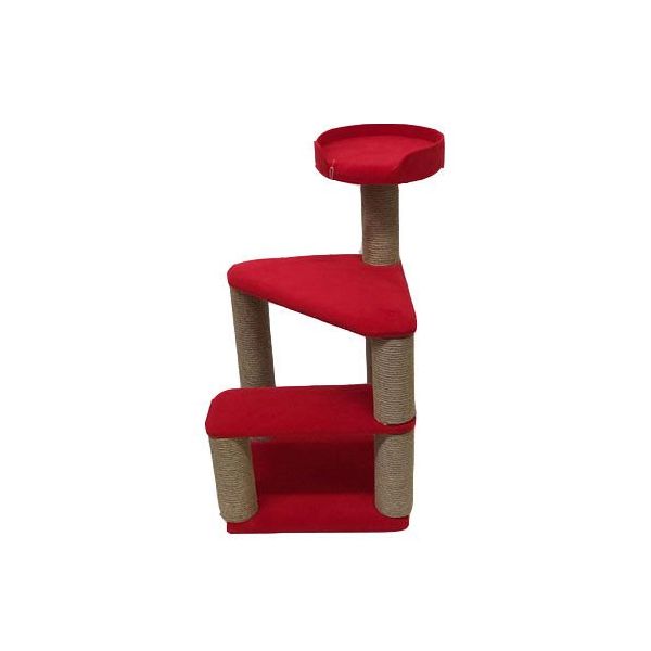 Bedspet 50 cm Kırmızı Şapkalı Kedi Tırmalama