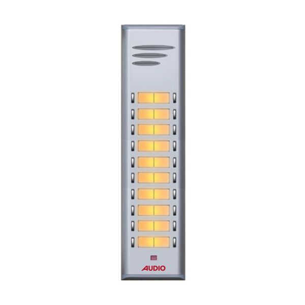 Audio 004849 20'li Basic Serisi Çift Butonlu Zil Paneli