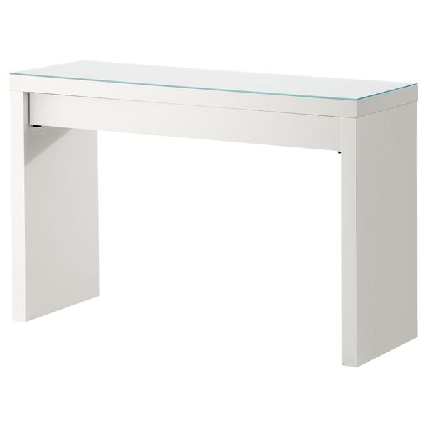 IKEA Malm Beyaz 120x41 cm Makyaj Masası