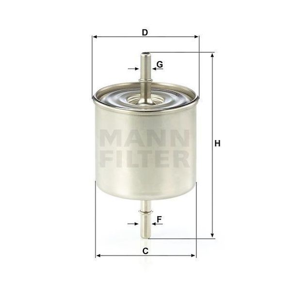 Mann WK8046 Yakıt Filtresi