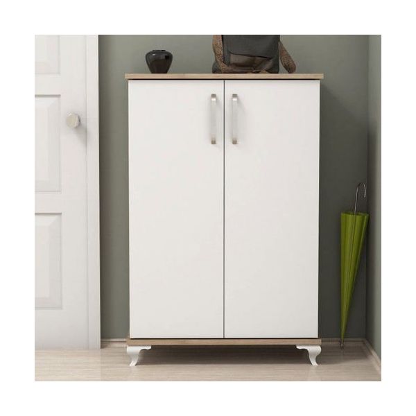 Bimossa R6030 Ceviz Beyaz 100 cm Ayakkabılık