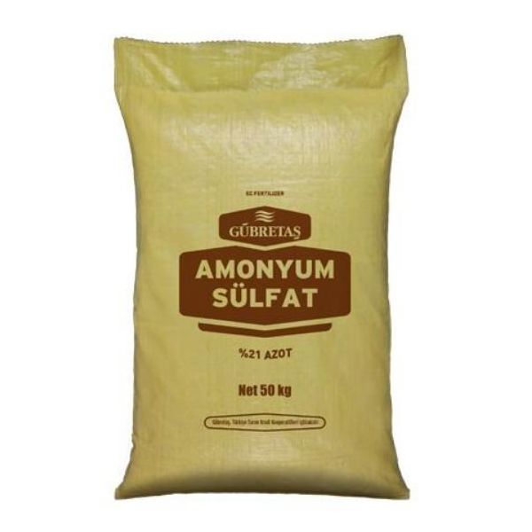 Gübretaş 50 kg %21 Azot Amonyum Sülfat Gübre