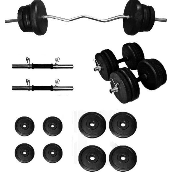 Borçin 35 kg Z Barlı Ağırlık Vücut Geliştirme Seti