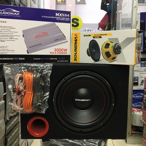 Soundmax SX-FC12 30Cm 2200W 1 Adet Kabinsiz Oto Bass Subwoofer