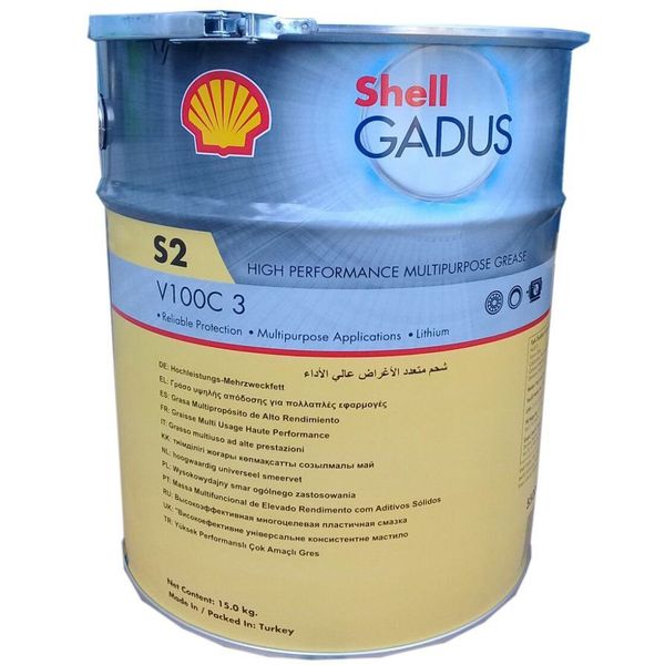Shell Gadus S2 V100C 3 15 kg Otomotiv Gres Yağı