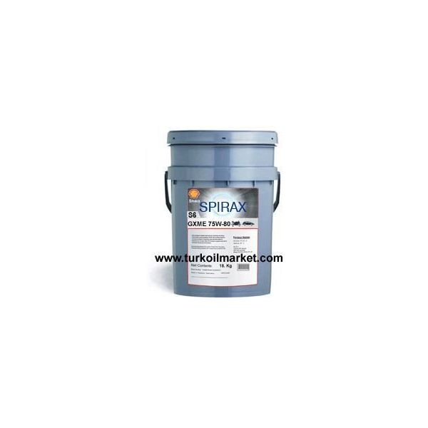 Shell Spirax S6 GXME 75W-80 20 lt Şanzıman Dişli Yağı