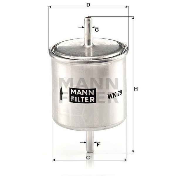Mann WK79 Yakıt Filtresi